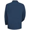 Red Kap Men's Wrinkle-Resistant Cotton Work Shirt, Navy, Small view 2