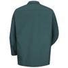 Red Kap Men's Wrinkle-Resistant Cotton Work Shirt, Spruce Green, Long 3X-Large view 2