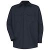 Red Kap Men's Deluxe Heavyweight Cotton Shirt, Dark Navy, Long X-Large view 3