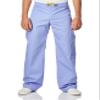 WonderWink Men's Petite Origins Papa Unisex Scrub Pant, Ceil Blue, XXX-Large view 1