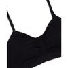 Maidenform Girl Big Girls' Slim Seamfree Ruched Crop, Black, Medium view 2