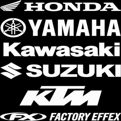 FACTORY EFFEX WINDOW DECAL 5' SUZ BLK FX08-94416