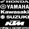 FACTORY EFFEX WINDOW DECAL 5' SUZ BLK FX08-94416 view 1
