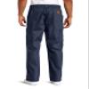 Carhartt Scrubs C54108 Men's Classic Fit Ripstop Boot Cut 8-Pocket Cargo Pant 2X Tall Navy view 2