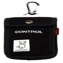 Control Bear Pass Case Mobile Pouch (Black)