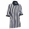 Adams USA Smitty FBS101 Football Officials Polyester Short Sleeve Shirt (Black/White, Small) view 1
