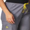Wink Origins Sierra - Drawstring Cargo Scrub Pant, Pewter, XS PET view 3