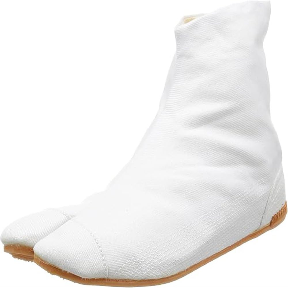Rikio Ankle Ninja Boot Outdoor Tabi - AIR TABI FIT, 5 Clips - 28.0cm JP, White