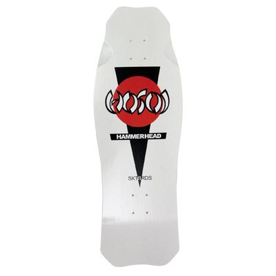 Christian Hosoi White OG Hammerhead Old School Skateboard DeckQ