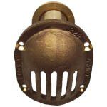 GROCO STH-1000-W - Groco 1" Scoop Thru Hull With Nut STH-1000-W