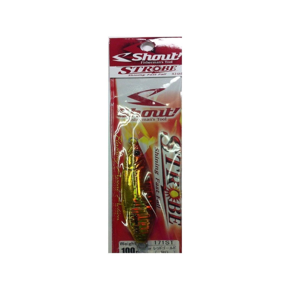 Shaut! Metal Jig Strobe, 12.8 oz (340 g), Red Gold #22 (RG) 175ST Lure