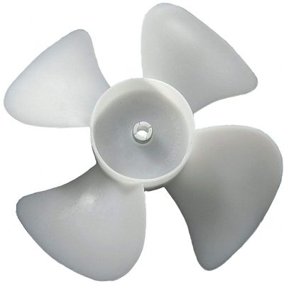 Dayton 3" CW Facing Discharge Propeller, White; Number of Blades: 4