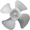 Dayton 3" CW Facing Discharge Propeller, White; Number of Blades: 4 view 1