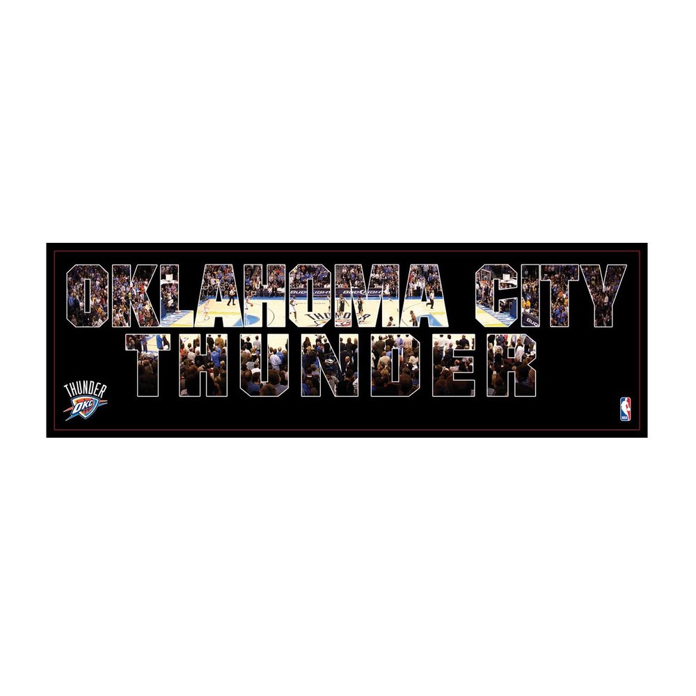 NBA Oklahoma City Thunder Artissimo Team Pride 36x12 Canvas Art
