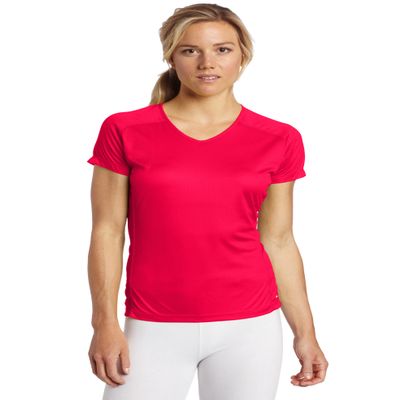 Salomon Women's Cosmic Tee, Light Rubies Red, Small