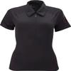 Salomon Women's Moto Polo Tee, Black, X-Small view 1