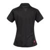Salomon Women's Moto Polo Tee, Black, X-Small view 3