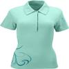 Salomon Women's Champex Polo Tee, Celadon, Medium view 1