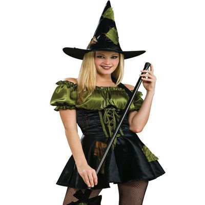 Rubie's Costume NLP Green Patch Witch Costume, Large