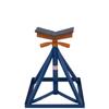 Brownell Boat Stands KS1 Stackable V-Top Boat Keel Stand - Adjustable 20" to 32" (51-81 cm), Blue view 1