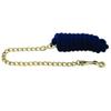 Aime Imports Basic Poly Lead Rope with Chain Navy view 1
