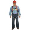 MSA 10070440 ArcSafe Harness, Nylon, Vest-Style, Qwik-Fit Leg Strap, 2SD, Belay Web Loop, X-Large view 1