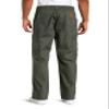 Carhartt Ripstop & Sub-Scrubs Scrubs for Men, Boot Cut 8-Pocket Cargo Scrub Pants Olive view 2