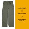 Carhartt Ripstop & Sub-Scrubs Scrubs for Men, Boot Cut 8-Pocket Cargo Scrub Pants Olive view 3