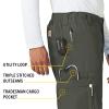 Carhartt Ripstop & Sub-Scrubs Scrubs for Men, Boot Cut 8-Pocket Cargo Scrub Pants Olive view 4