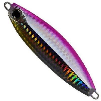 Palms S-180 Slow Brat Metal Jig Lure, Pink Back Glow