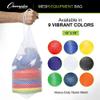 Champion Sports Mesh Sports Equipment Bag- Green, 12" x 18"- Multipurpose, Nylon Drawstring Bag w/ Lock and ID Tag, for Sports Equipment, Balls, Swimming Gear - Breathable Stuff Sack view 2