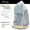 Champion Sports Mesh Sports Equipment Bag- Green, 12" x 18"- Multipurpose, Nylon Drawstring Bag w/ Lock and ID Tag, for Sports Equipment, Balls, Swimming Gear - Breathable Stuff Sack view 3