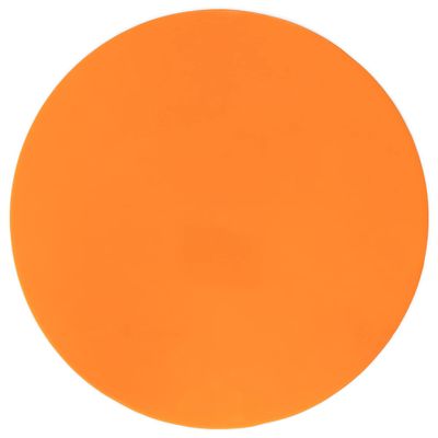 Champion Sports Round Poly Spot Markers for Sports, Activities, and Social Distancing - 10-inch, Set of 12 - Orange