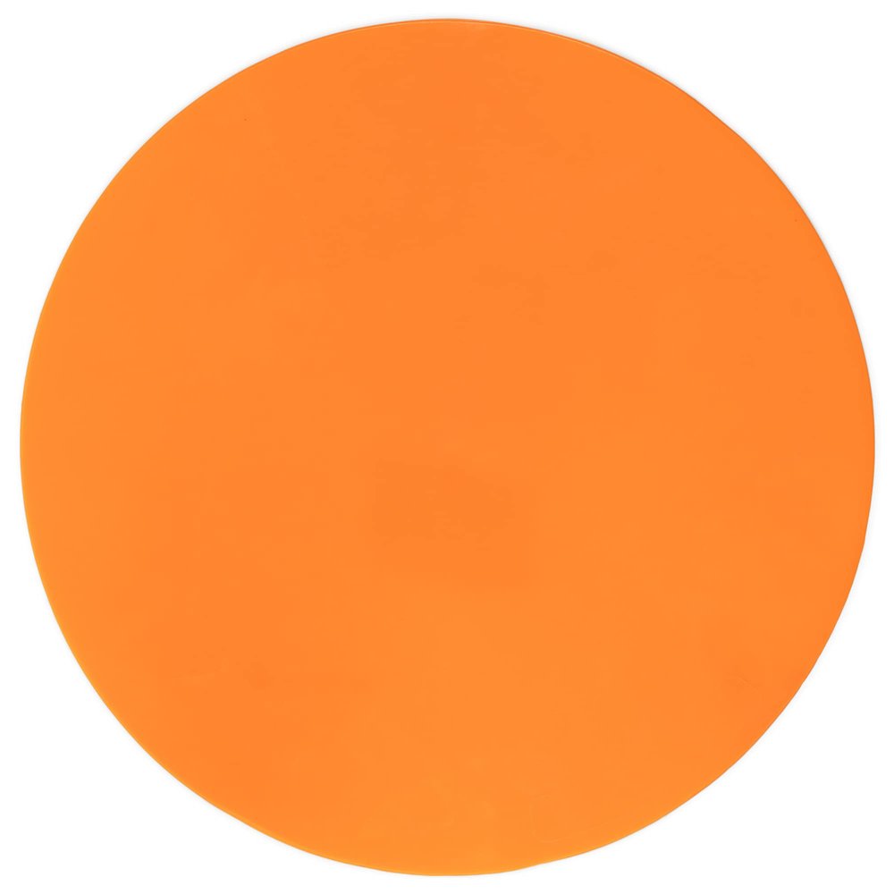 Champion Sports Round Poly Spot Markers for Sports, Activities, and Social Distancing - 10-inch, Set of 12 - Orange