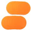 Champion Sports Round Poly Spot Markers for Sports, Activities, and Social Distancing - 10-inch, Set of 12 - Orange view 2