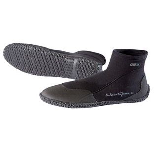 3mm NeoSport Low Top Beach, Snorkeling, & Scuba Diving Booties (M9/W10) Black