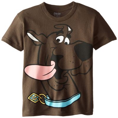 Scooby Doo Little Boys' License T-Shirt, Dark Chocolate, 7