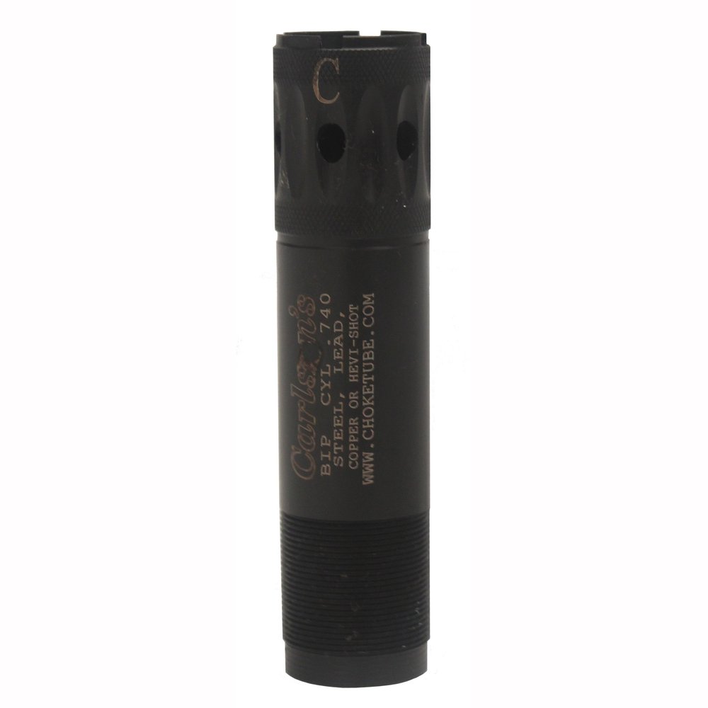 Carlsons Choke Tubes 12 Gauge for Browning Invector Plus [ Cylinder | 0.740 Diameter ] Stainless Steel | Ported Sporting Clays Choke Tube | Made in USA