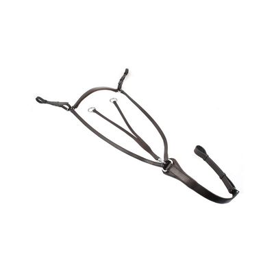 Horse Hunting Breastplate in Black or Brown (Black, Full)