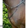 Horse Hunting Breastplate in Black or Brown (Black, Full) view 4