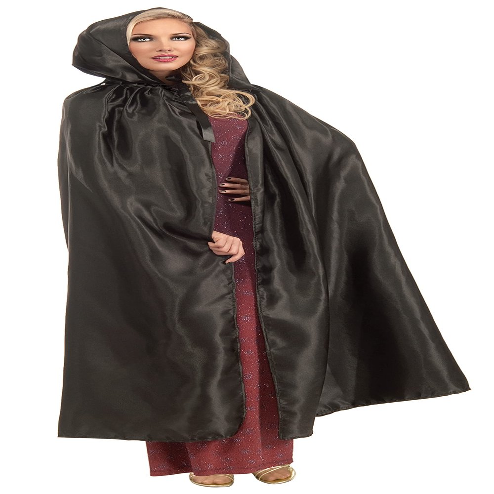 Forum Masquerade Cape, Black, One Size Costume