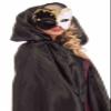 Forum Masquerade Cape, Black, One Size Costume view 2