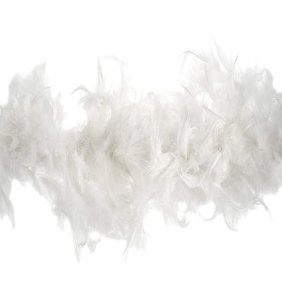 Trimits Marabou Feather Boa Fancy Dress for Parties, Festivals, Pride, Hen Do, Stag Do, Halloween, Christmas, 1.8m x 12cm, White