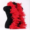 Trimits Marabou Feather Boa Fancy Dress for Parties, Festivals, Pride, Hen Do, Stag Do, Halloween, Christmas, 1.8m x 12cm, Red view 2