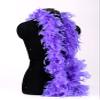 Trimits Marabou Feather Boa Fancy Dress for Parties, Festivals, Pride, Hen Do, Stag Do, Halloween, Christmas, 1.8m x 12cm, Purple view 2
