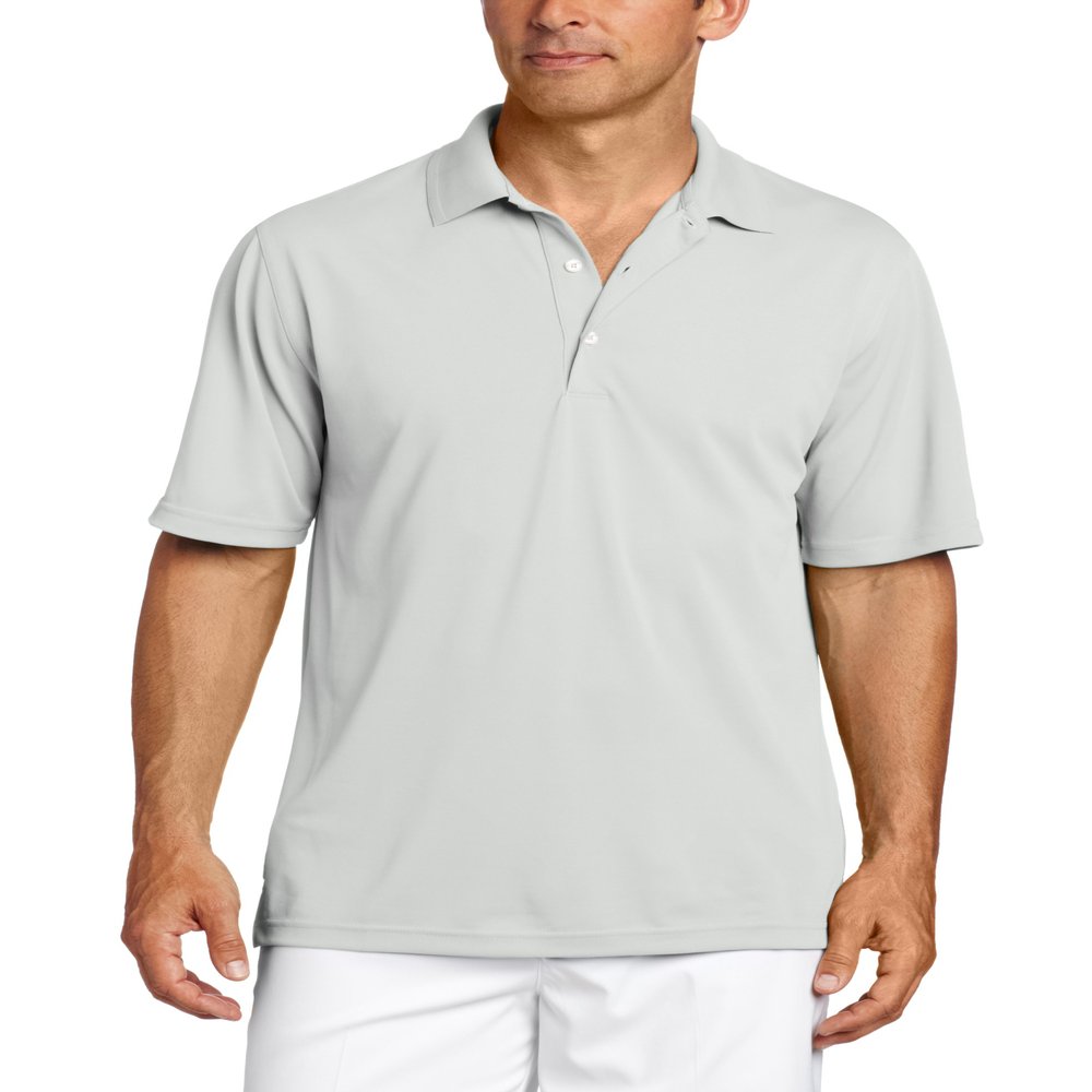 Greg Norman Collection Men's Perf Polo (Dolphin, Large)