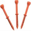 Consistent Tee 3 1/4" Pack of 10 Durable, Biodegradable Tees for Perfect Height and Position (Orange) view 3