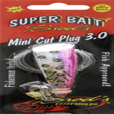 Brad's Super Bait Cut Plug and Mini Cut Plug - 3-Inch, Single Pack, Pink Magic