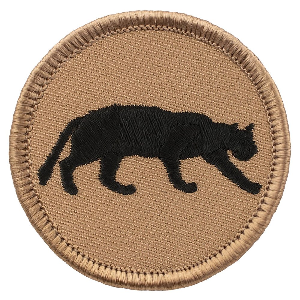 Black Panther Patrol Patch - 2" Round