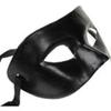 Black V Venetian Mask Masquerade Halloween Costume view 1